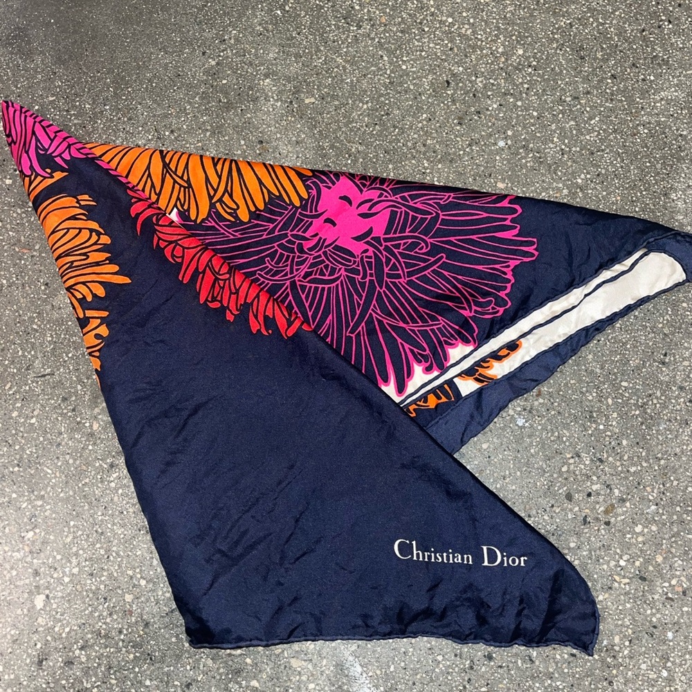 Christian Dior Vintage Silk Scarf - Picture 5 of 5